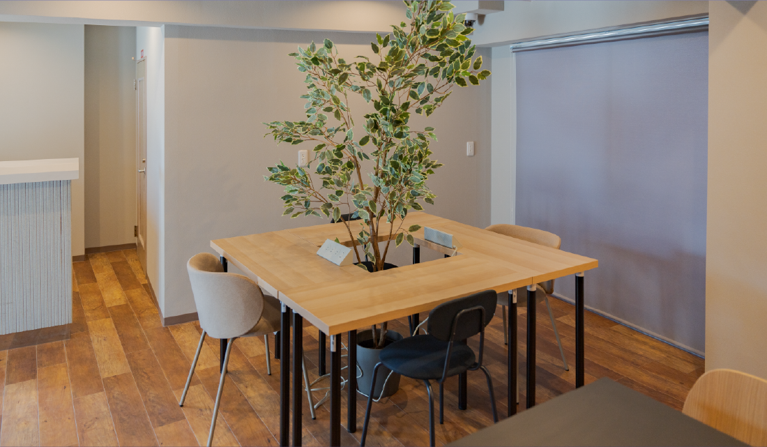 コワーキングスペース完備